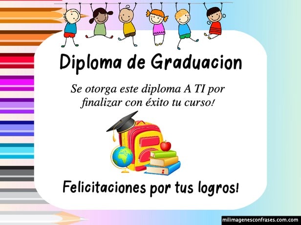 diplomas graduación