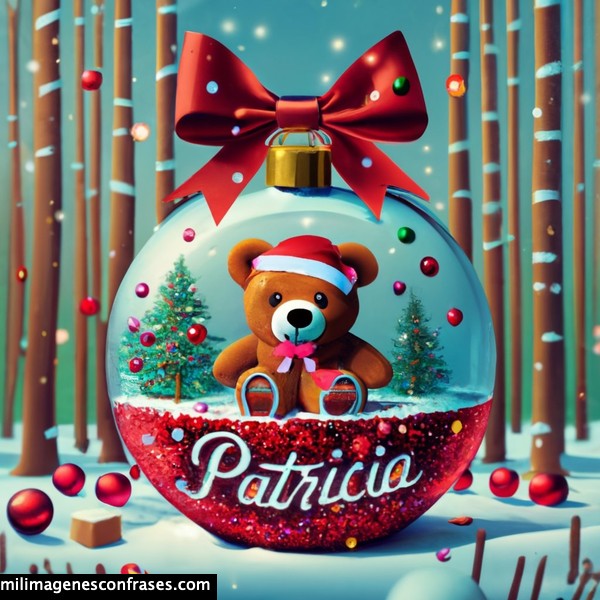 imagenes navidad nombre 3d patricia