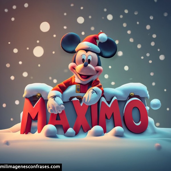 imagenes 3d feliz navidad mickey de maximo